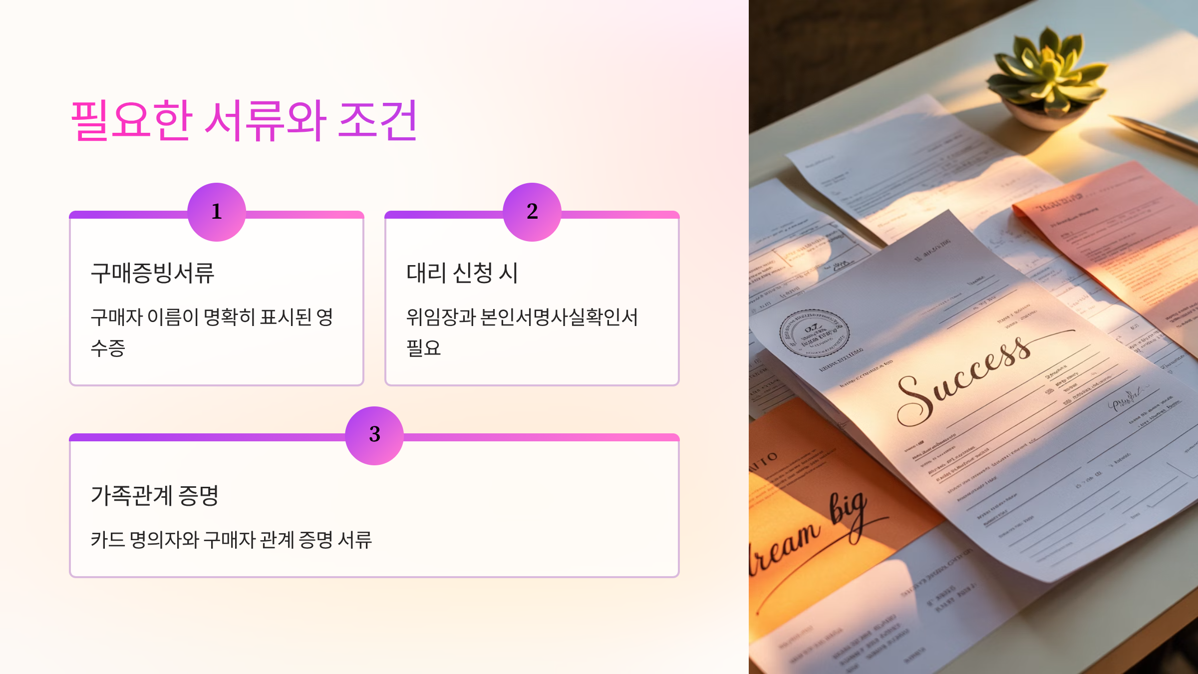 필요서류