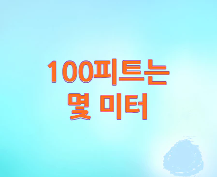 100피트-미터