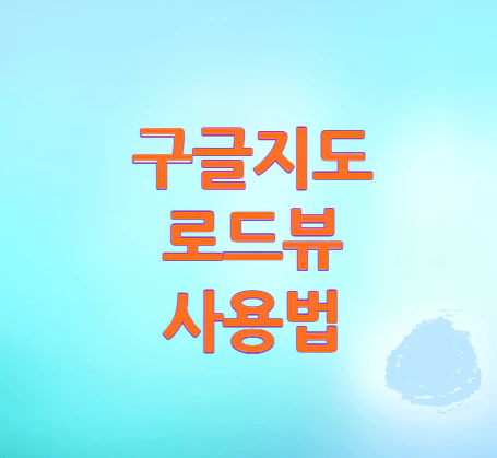 구글지도-로드뷰