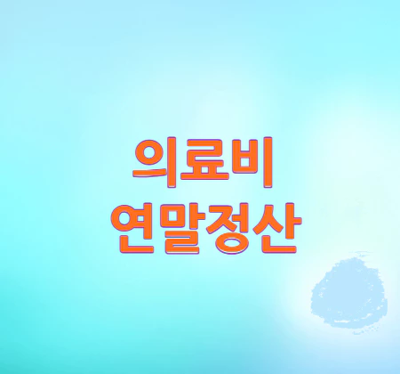 의료비-연말정산