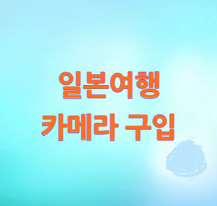 일본여행-카메라