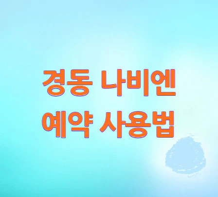 경동-나비엔-예약