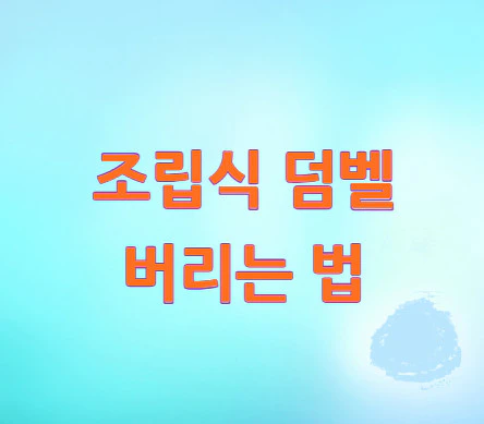 덤벨-버리는-법