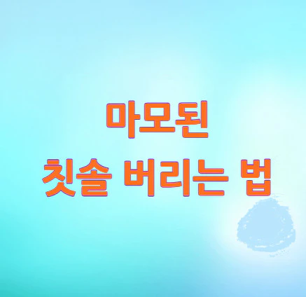칫솔-버리는-법