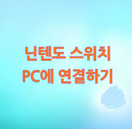 닌텐도-스위치-연결