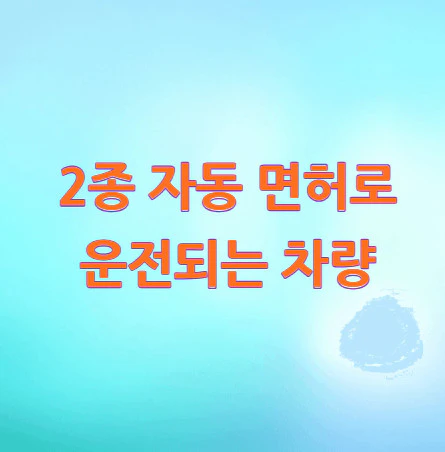 2종-자동-면허
