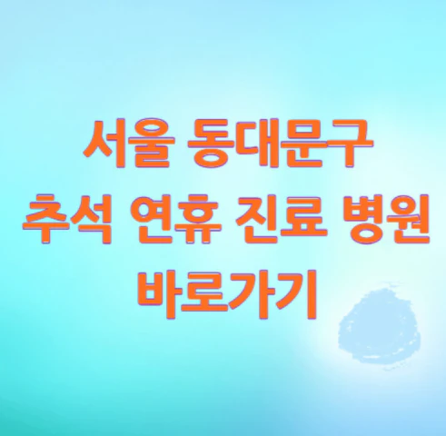 서울-동대문구-병원